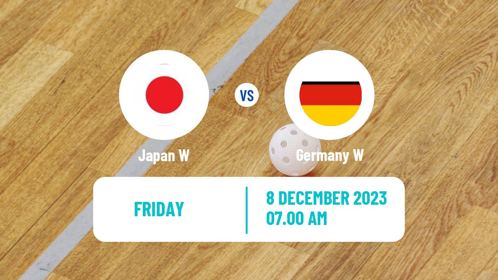 Floorball World Championship Floorball Women Japan W - Germany W