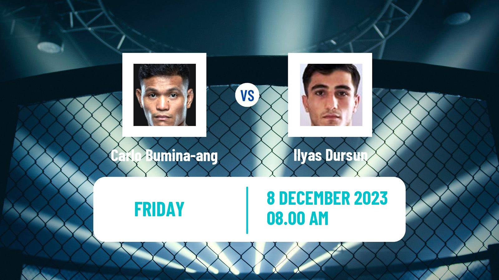 MMA Bantamweight One Championship Men Carlo Bumina-ang - Ilyas Dursun