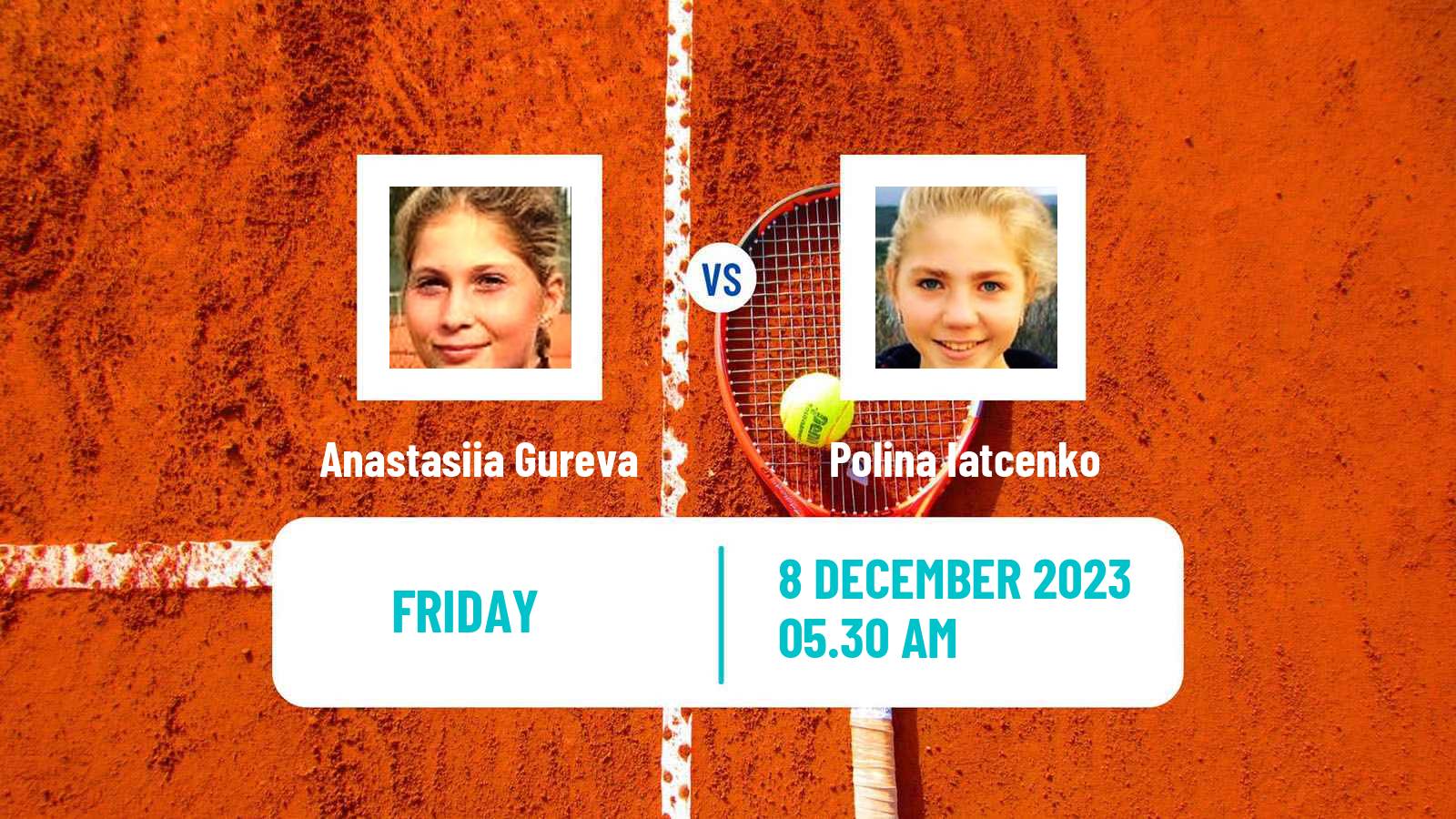 Tennis ITF W25 Monastir 5 Women Anastasiia Gureva - Polina Iatcenko