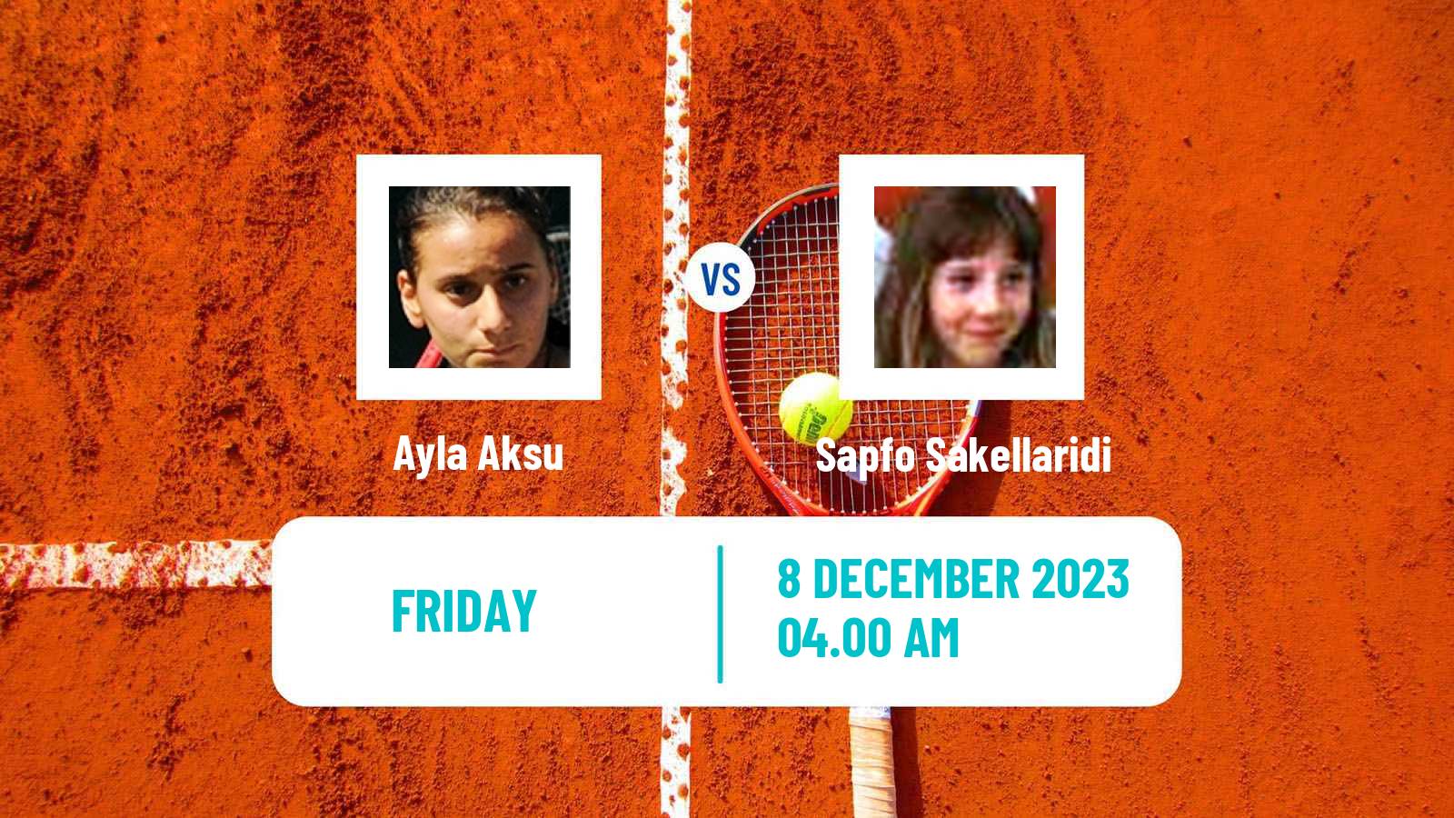 Tennis ITF W25 Monastir 5 Women Ayla Aksu - Sapfo Sakellaridi