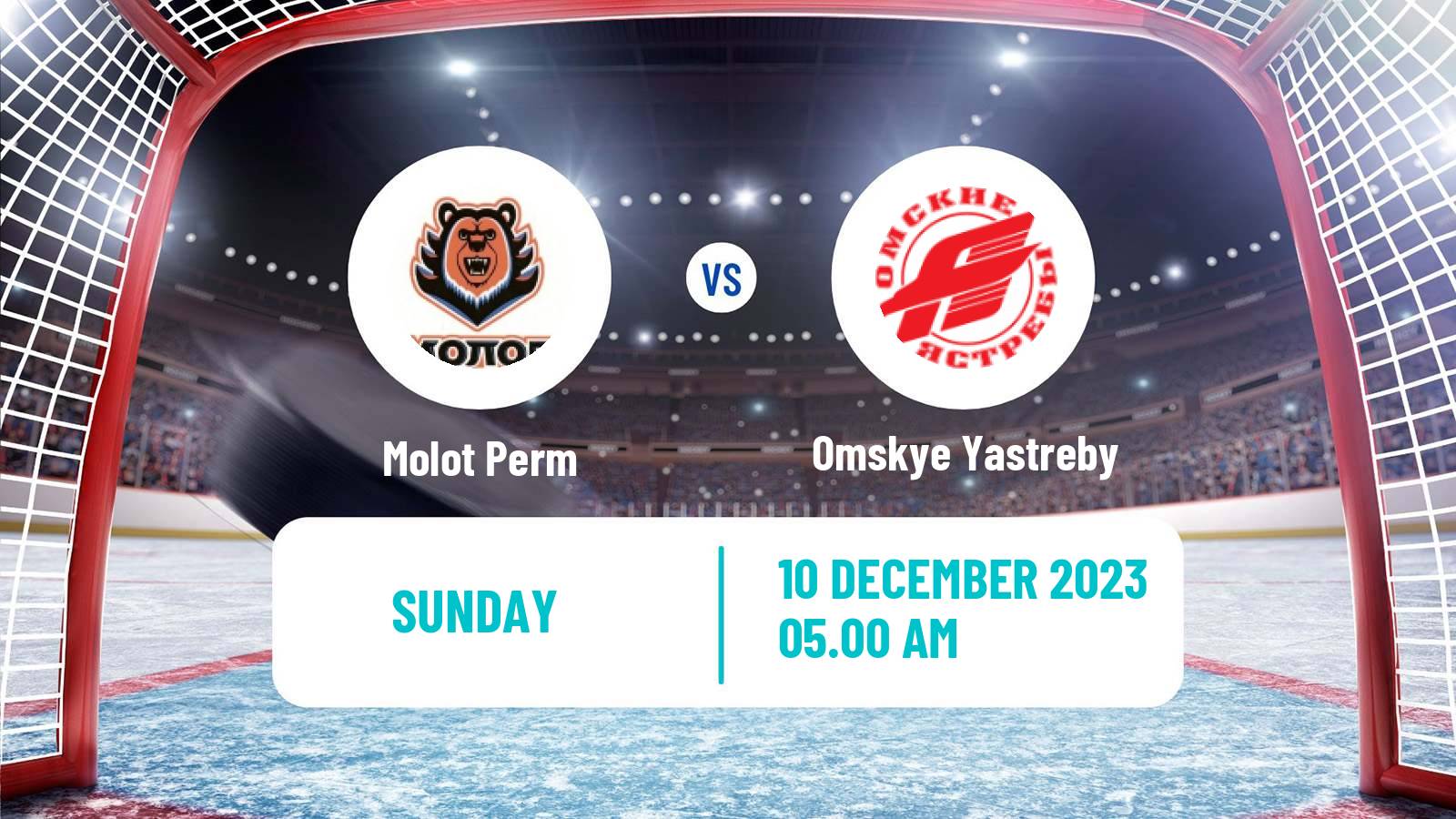 Hockey MHL Molot Perm - Omskye Yastreby