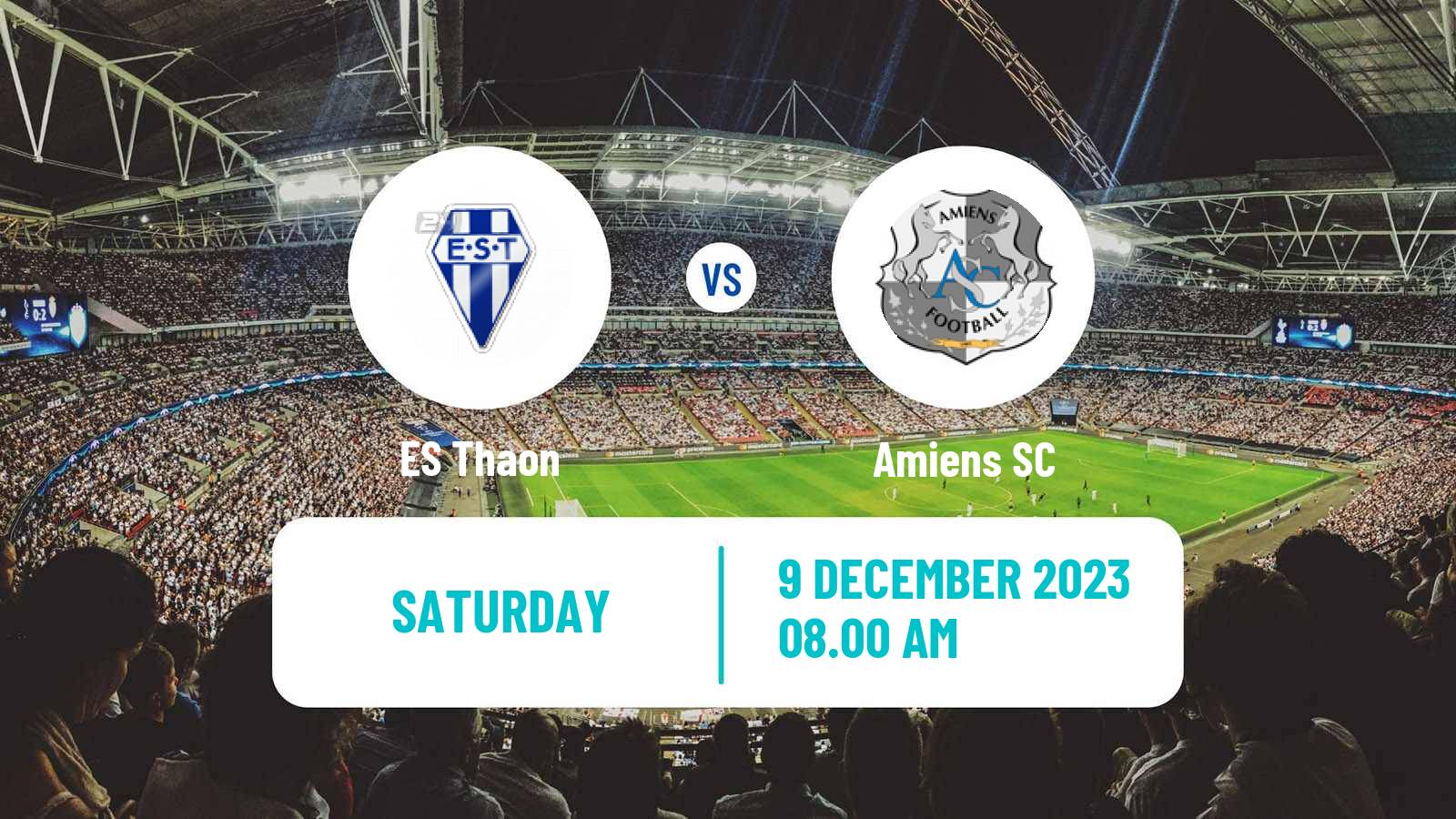 Soccer Coupe De France Thaon - Amiens