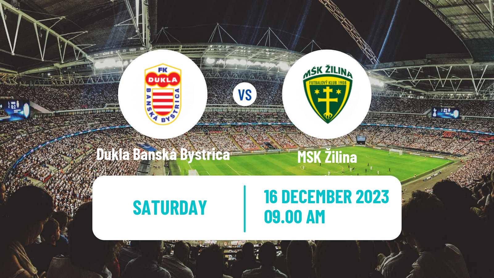 Soccer Slovak Superliga Dukla Banská Bystrica - Žilina