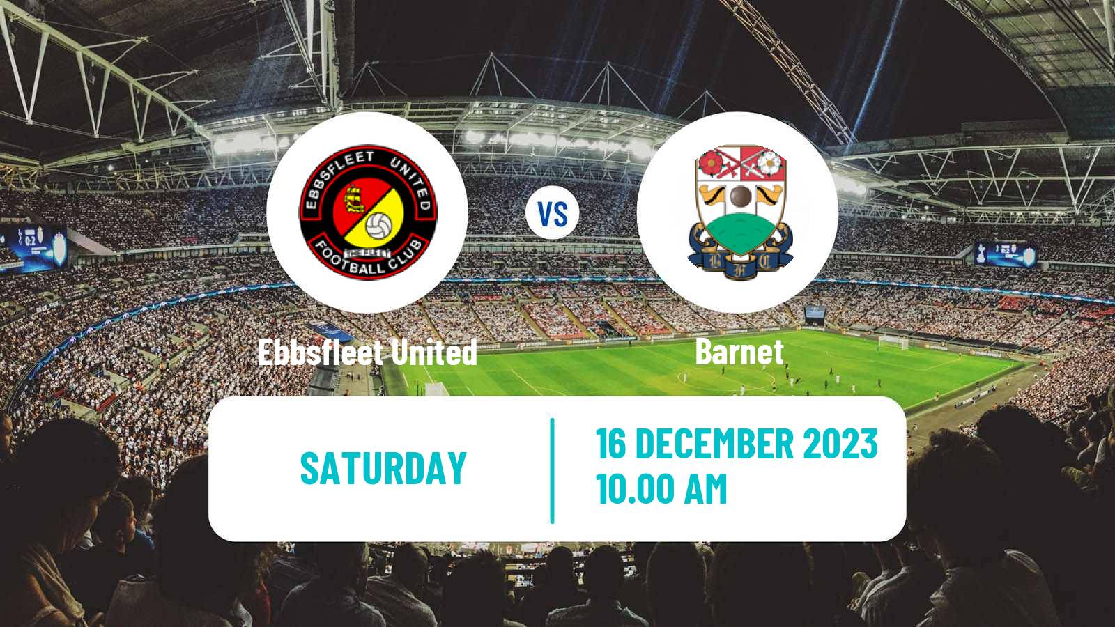 Soccer English National League Ebbsfleet United - Barnet