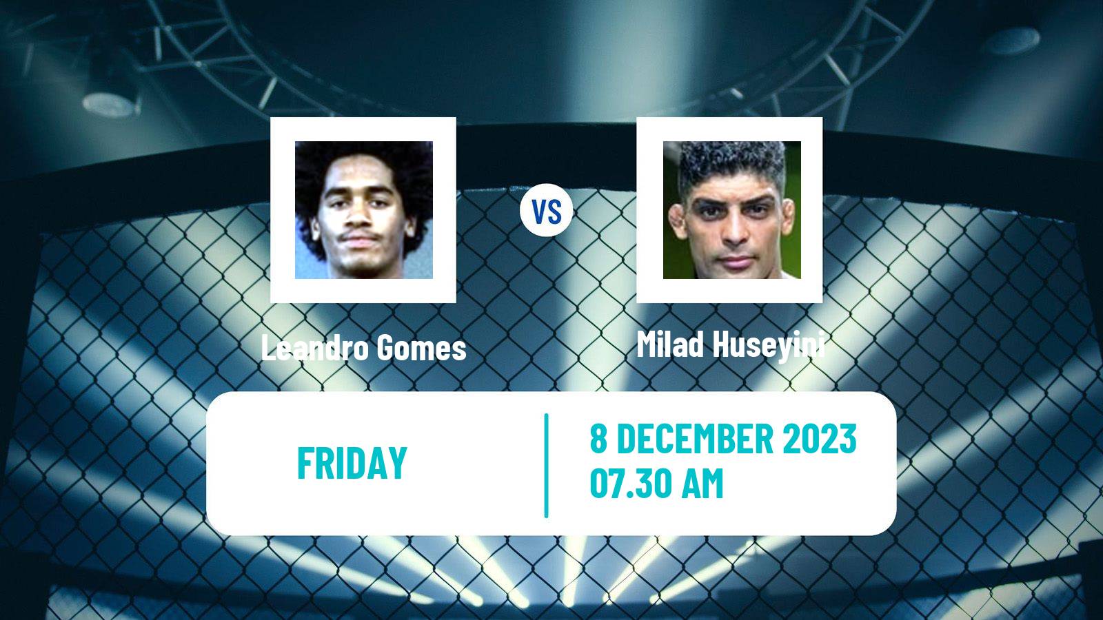 MMA Flyweight One Championship Men Leandro Gomes - Milad Huseyini