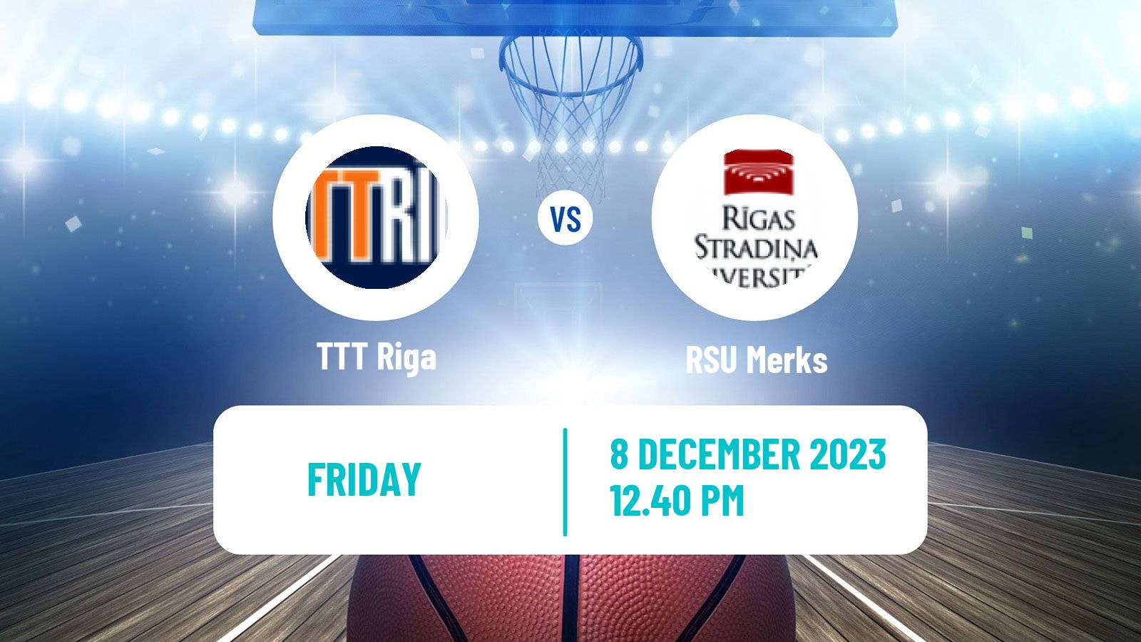 Basketball WBBL TTT Riga - RSU Merks