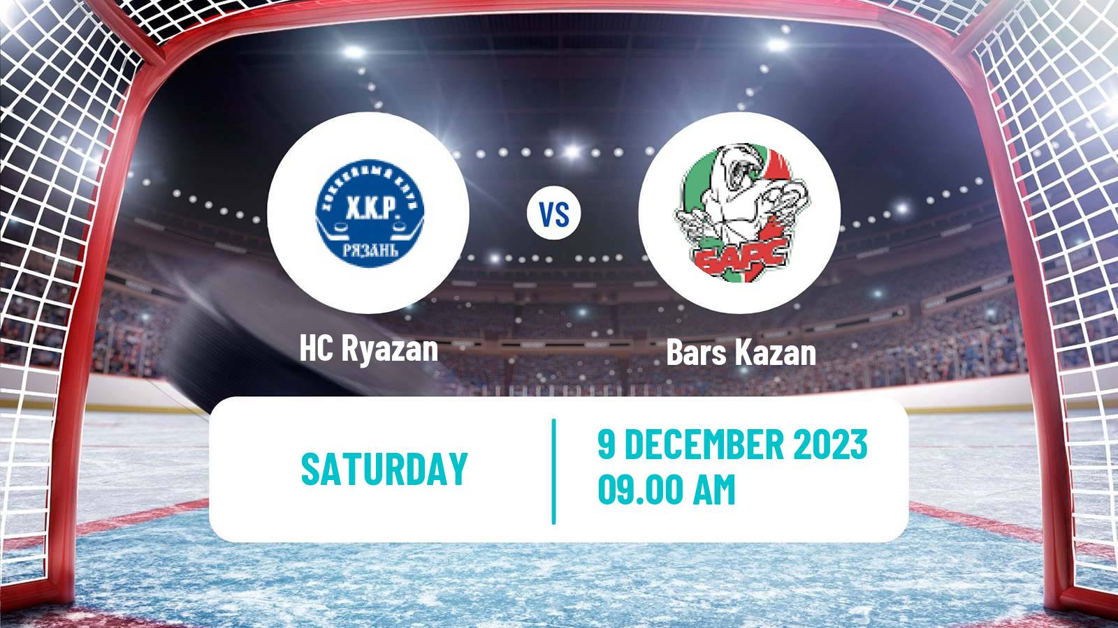 Hockey VHL Ryazan - Bars Kazan