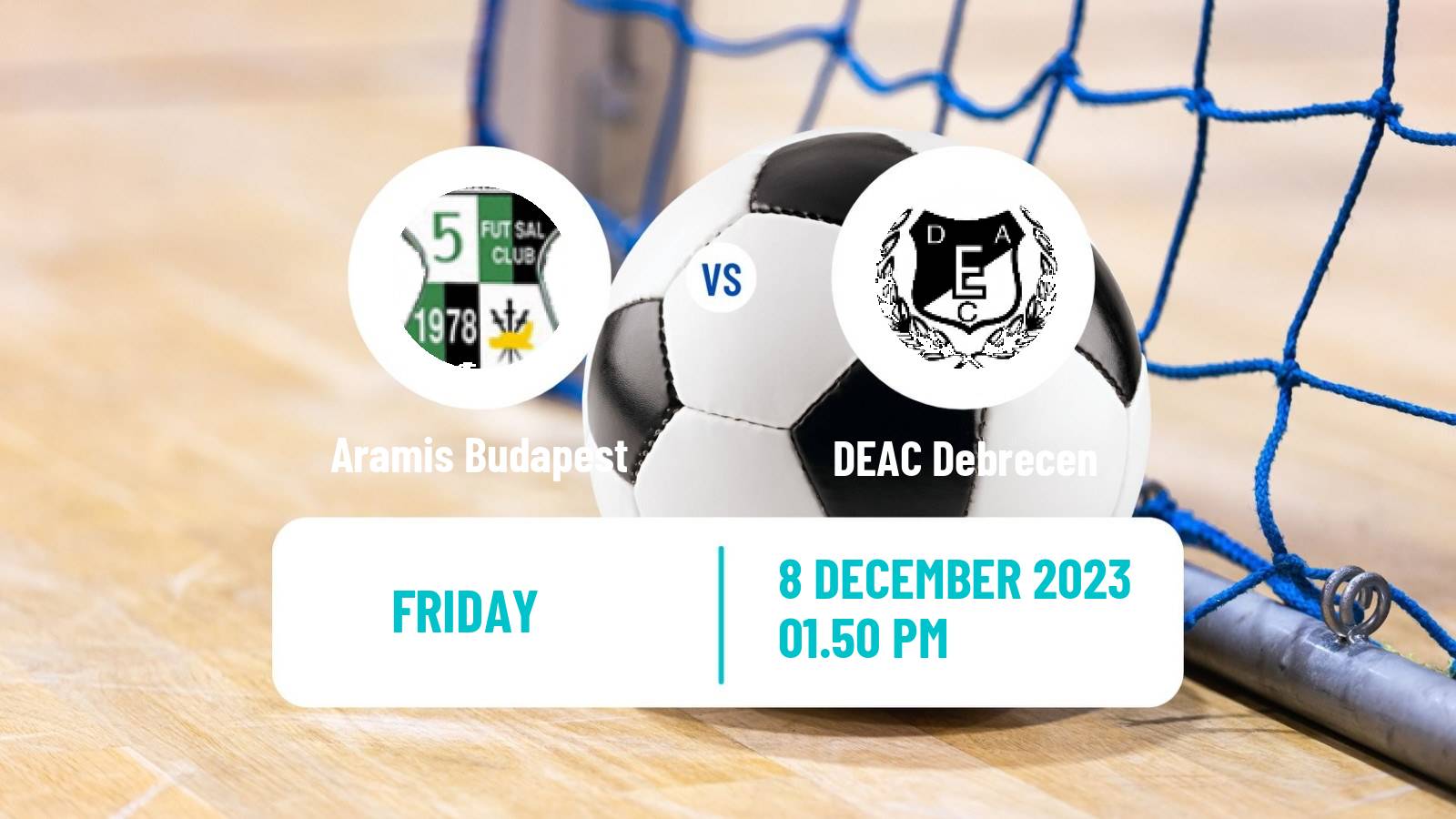 Futsal Hungarian NB I Futsal Aramis Budapest - DEAC Debrecen