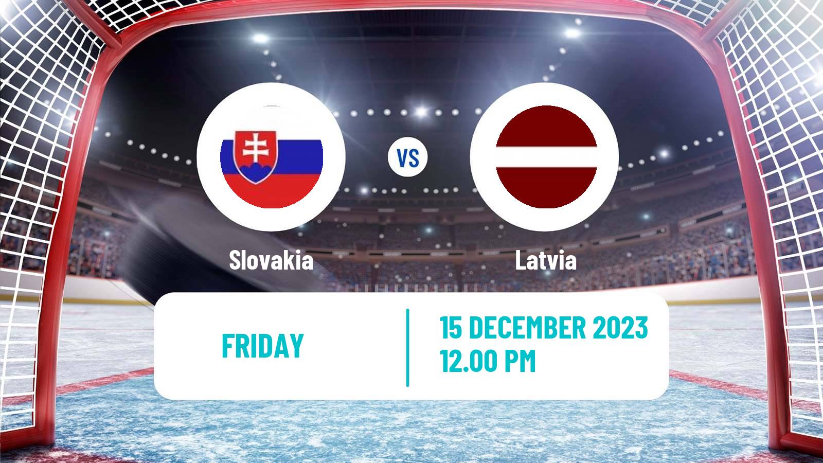 Hockey Ice Hockey Slovakia Cup Slovakia - Latvia