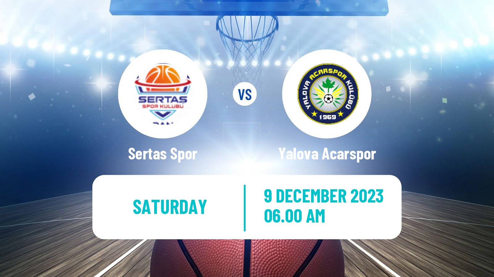 Basketball Turkish TB2L Sertas Spor - Yalova Acarspor
