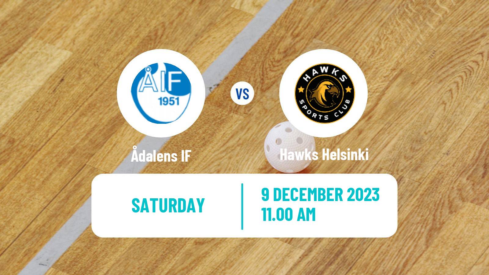 Floorball Finnish Divari Ådalens IF - Hawks Helsinki