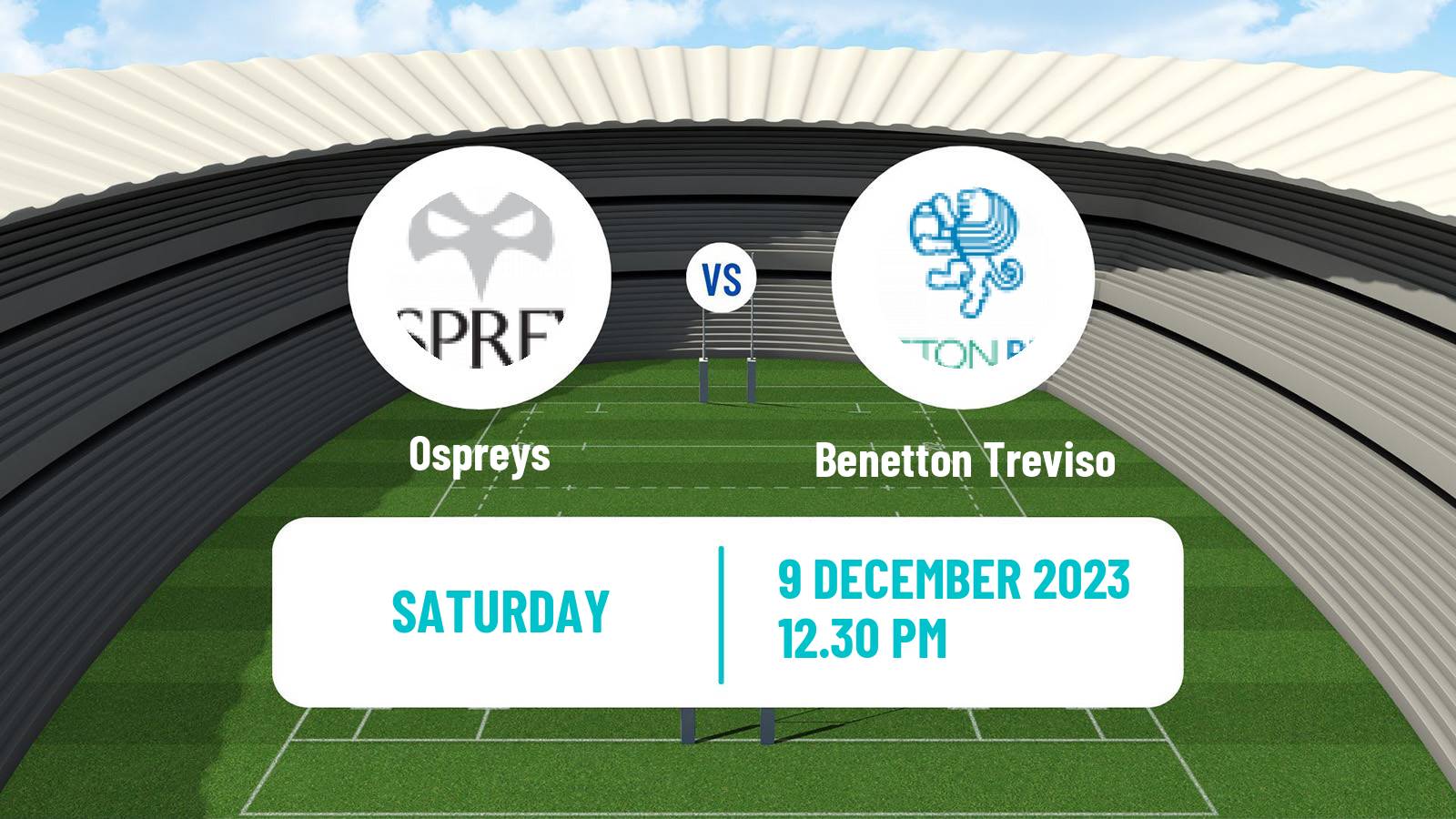 Rugby union Challenge Cup Rugby Ospreys - Benetton Treviso