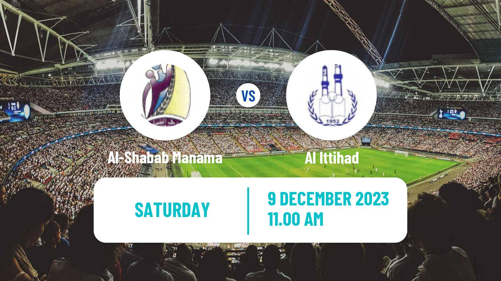 Soccer Bahraini Kings Cup Al-Shabab Manama - Al Ittihad