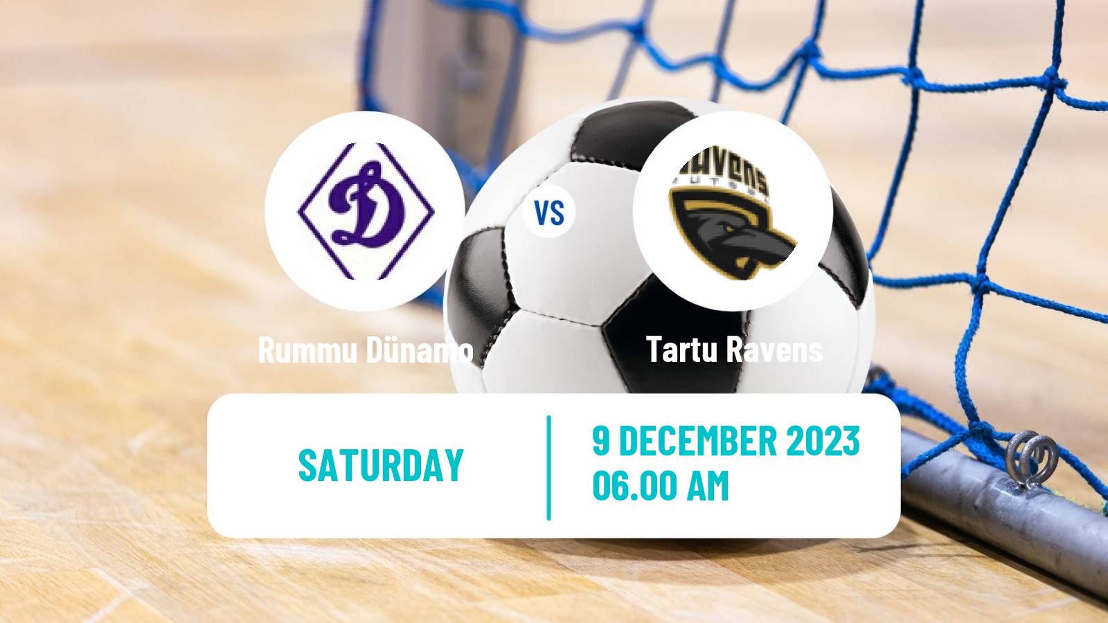 Futsal Estonian Saaliliiga Rummu Dünamo - Tartu Ravens