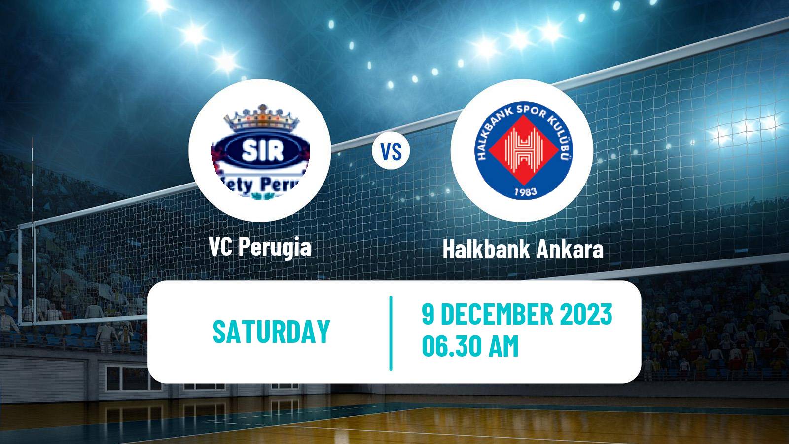 Volleyball Club World Championship Volleyball Perugia - Halkbank Ankara