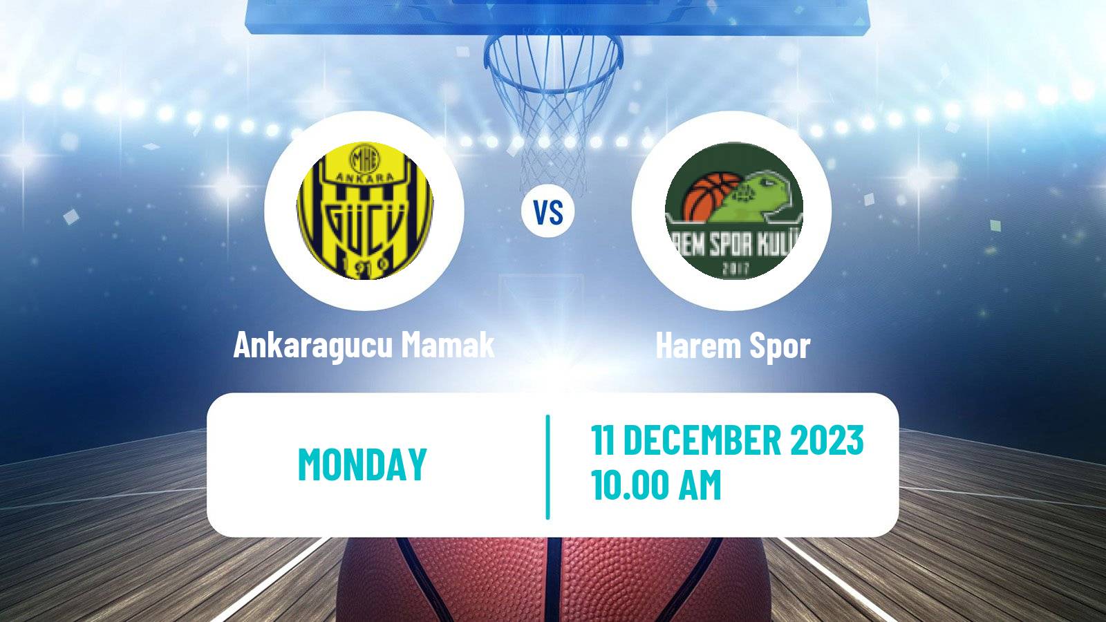 Basketball Turkish TBL Ankaragucu Mamak - Harem Spor