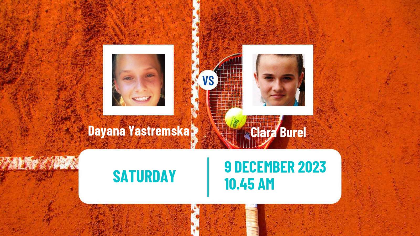 Tennis Angers Challenger Women Dayana Yastremska - Clara Burel