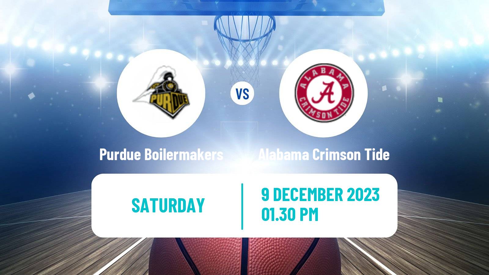 Basketball NCAA College Basketball Purdue Boilermakers - Alabama Crimson Tide