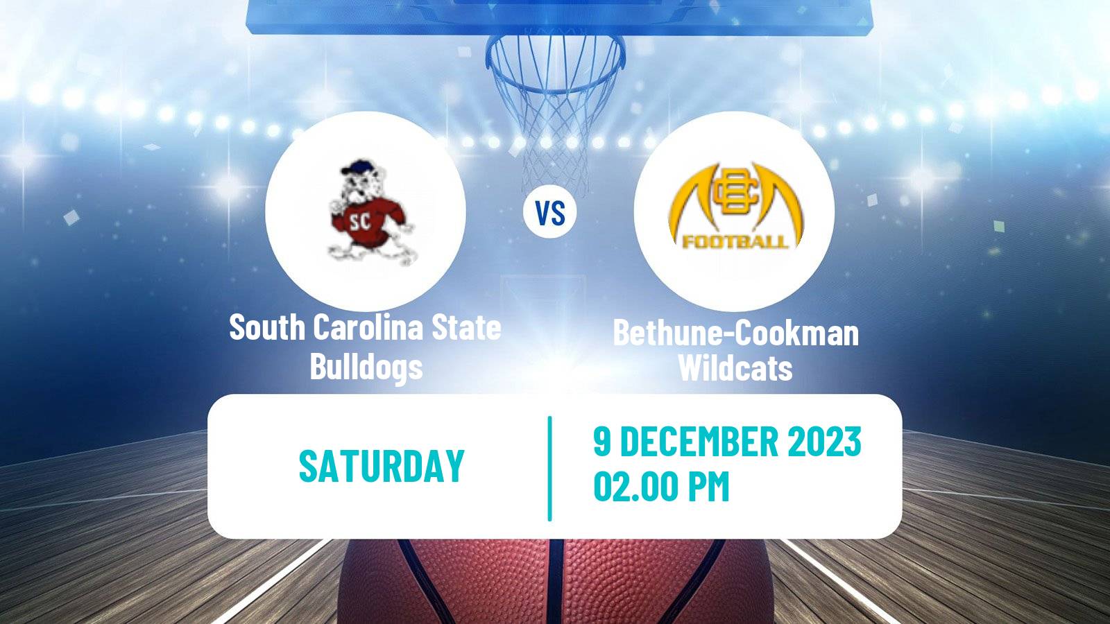 Basketball NCAA College Basketball South Carolina State Bulldogs - Bethune-Cookman Wildcats