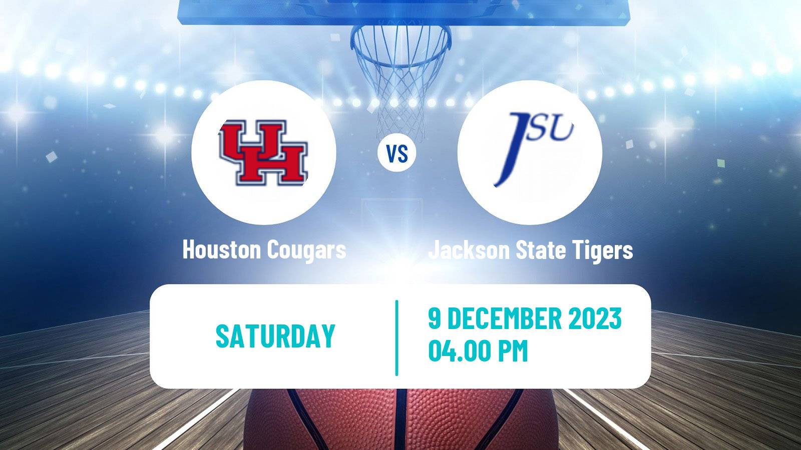 Basketball NCAA College Basketball Houston Cougars - Jackson State Tigers