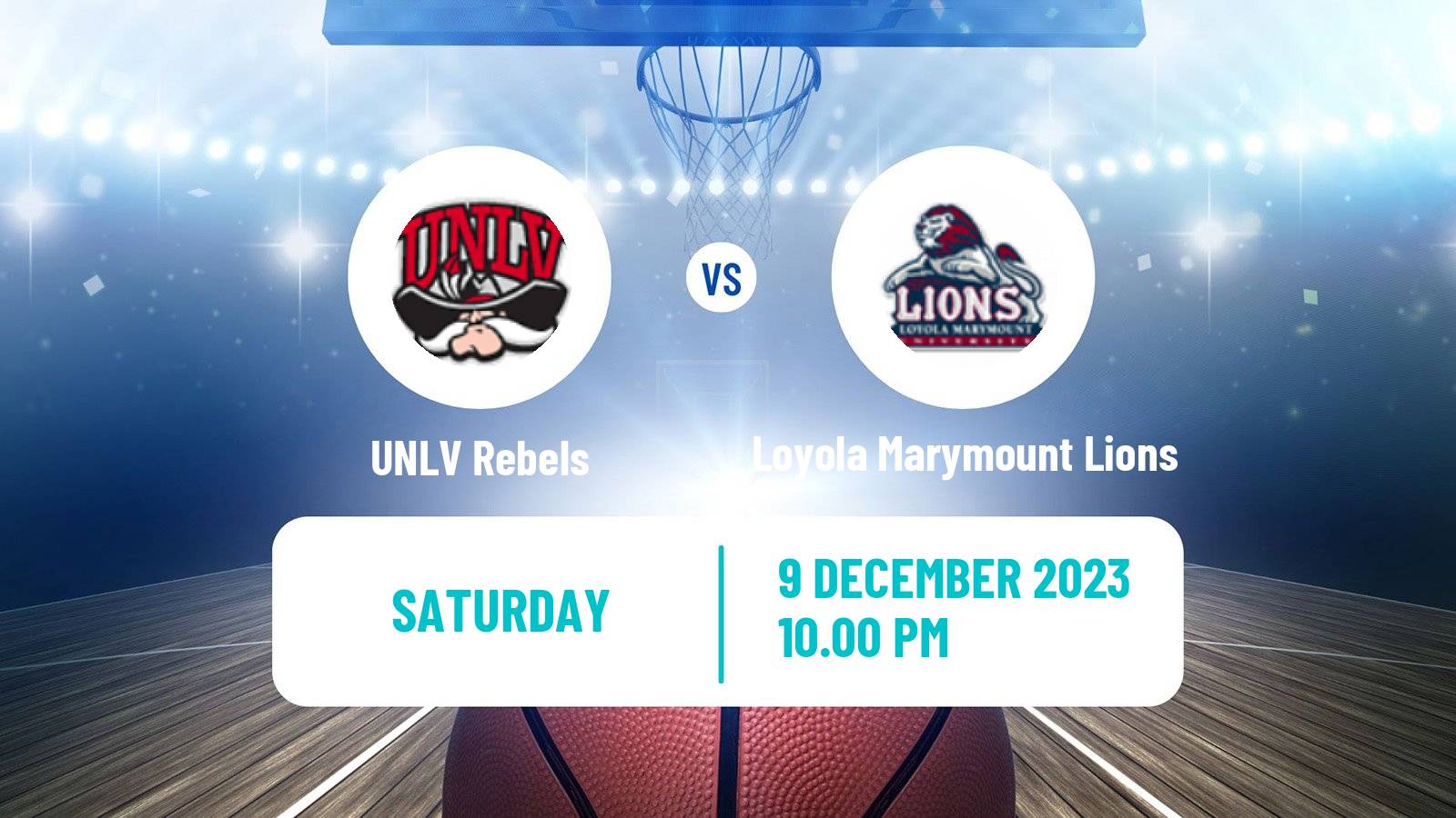 Basketball NCAA College Basketball UNLV Rebels - Loyola Marymount Lions