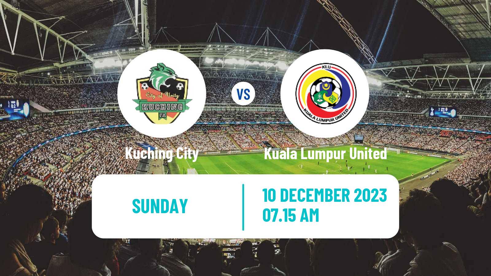 Soccer Malaysian Super League Kuching City - Kuala Lumpur United