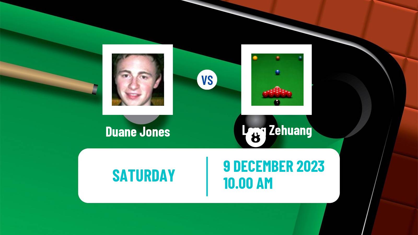 Snooker Snooker Shoot Out Duane Jones - Long Zehuang
