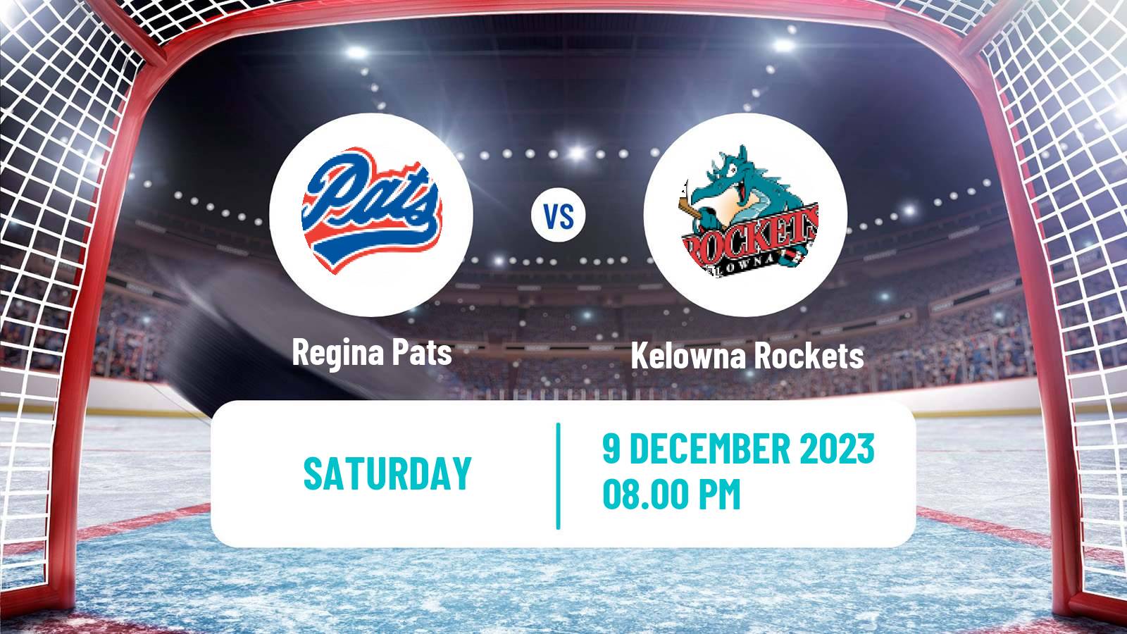 Hockey WHL Regina Pats - Kelowna Rockets