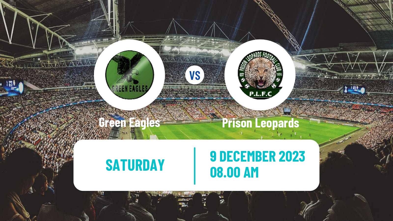 Soccer Zambian Premier League Green Eagles - Prison Leopards
