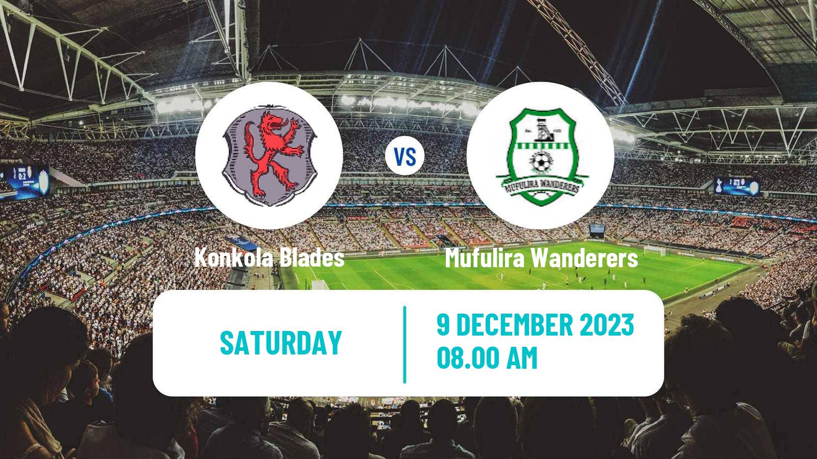 Soccer Zambian Premier League Konkola Blades - Mufulira Wanderers