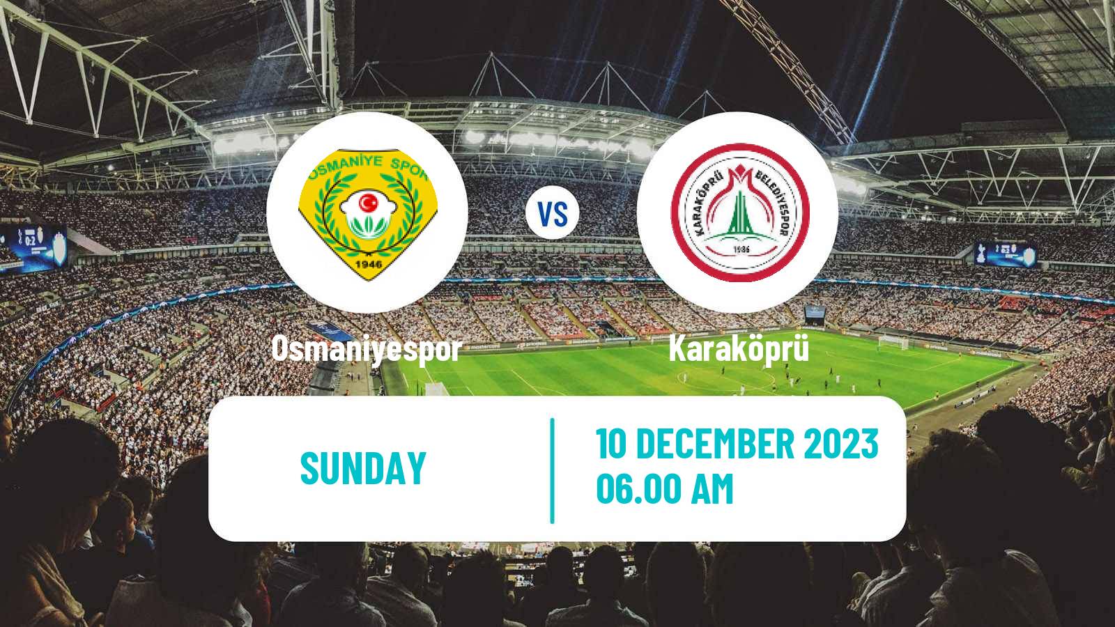 Soccer Turkish 3 Lig Group 3 Osmaniyespor - Karaköprü