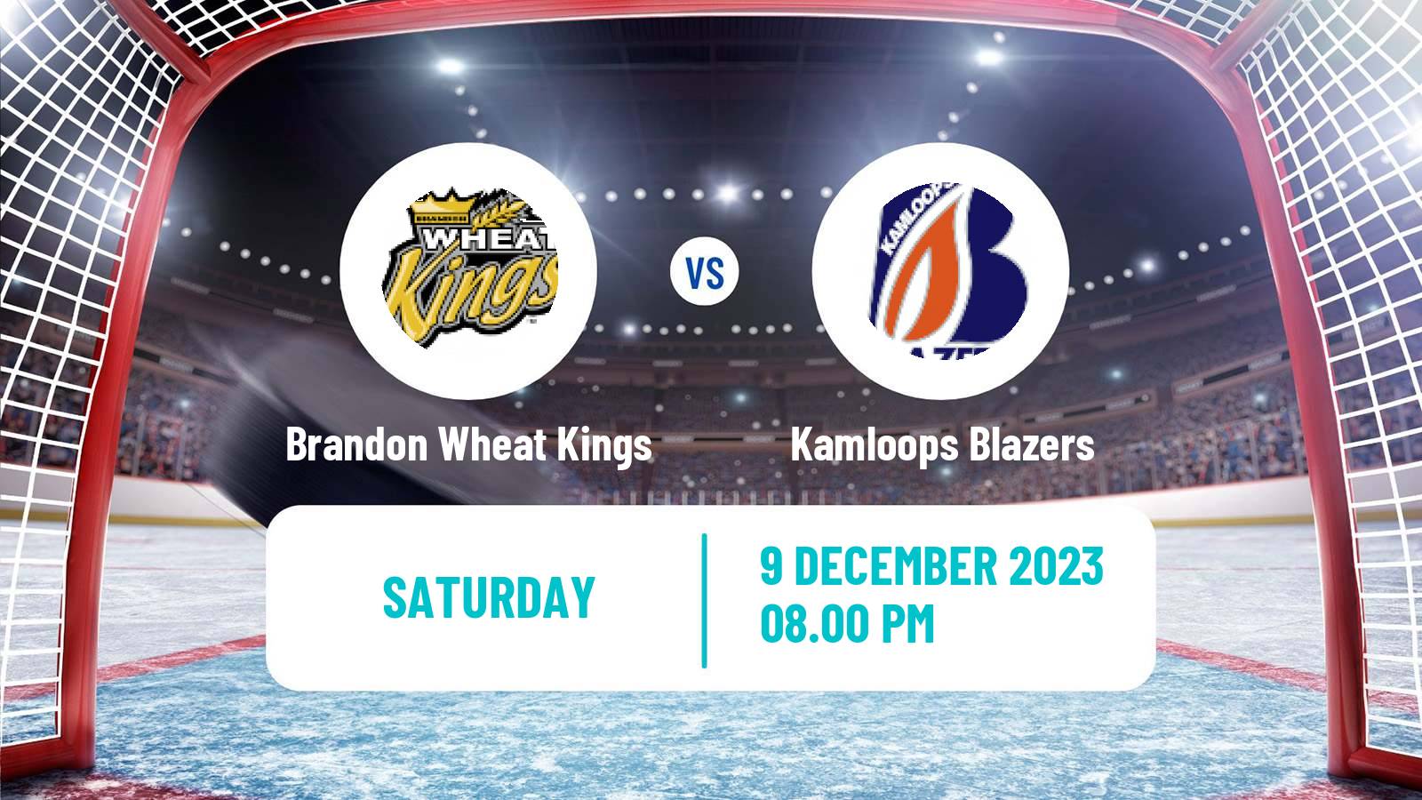 Hockey WHL Brandon Wheat Kings - Kamloops Blazers