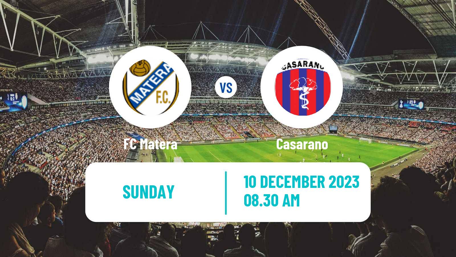 Soccer Italian Serie D - Group H Matera - Casarano