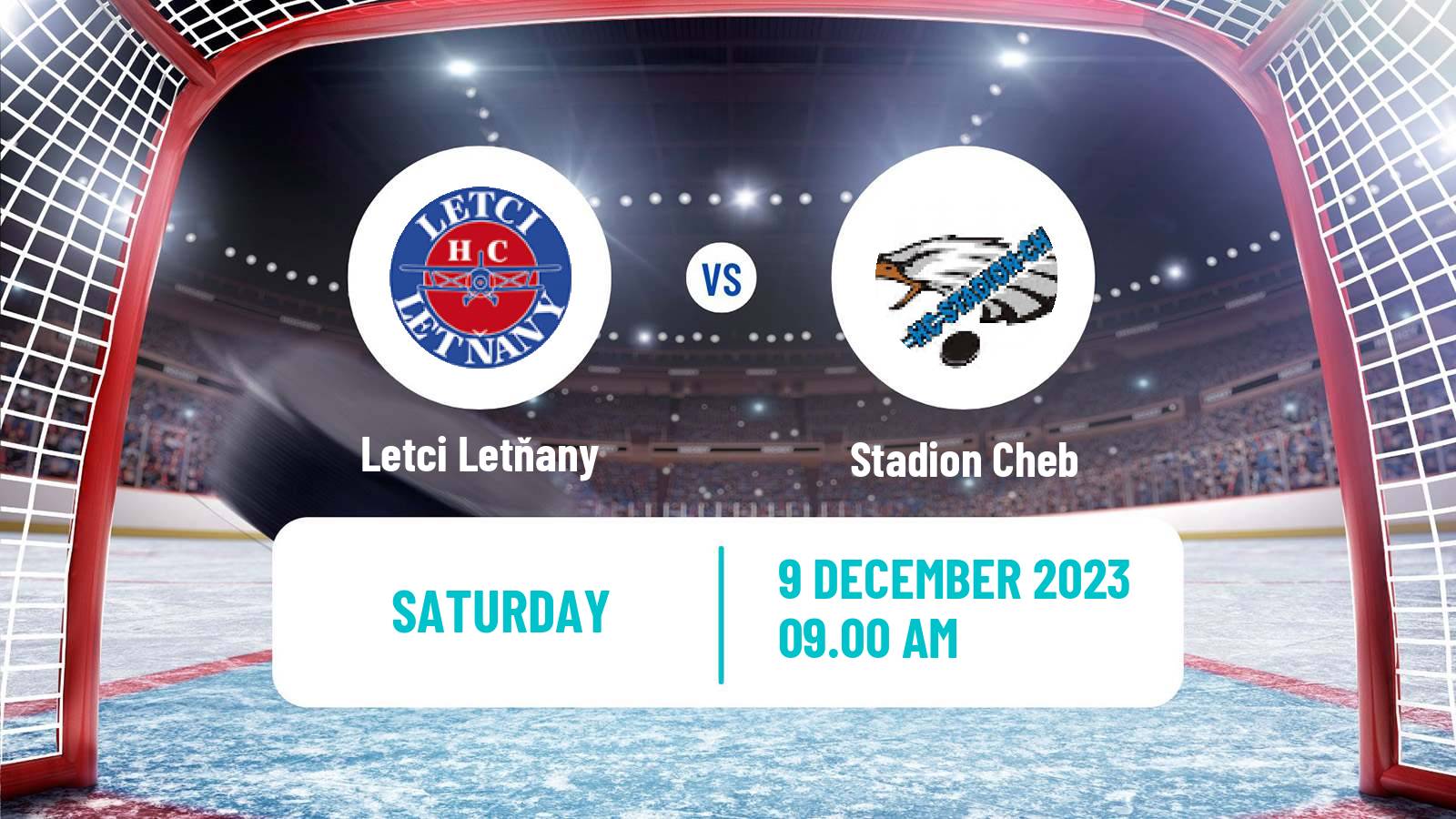 Hockey Czech 2 Liga Hockey West Letci Letňany - Stadion Cheb