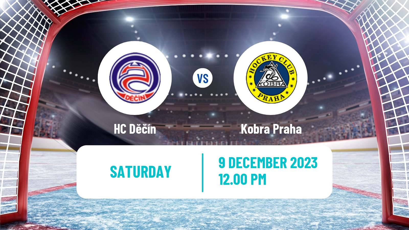 Hockey Czech 2 Liga Hockey West Děčín - Kobra Praha