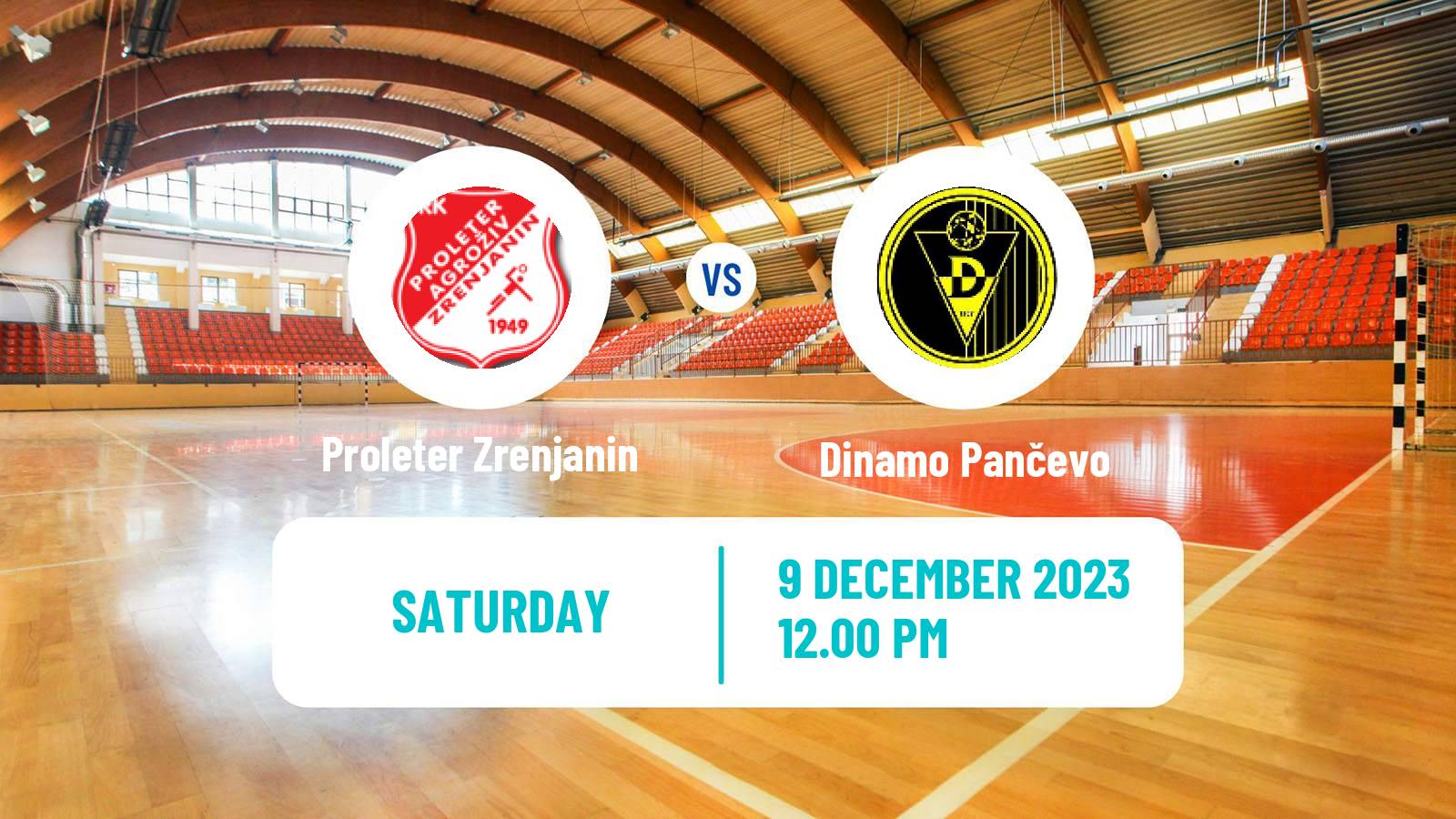 Handball Serbian Superliga Handball Proleter Zrenjanin - Dinamo Pančevo