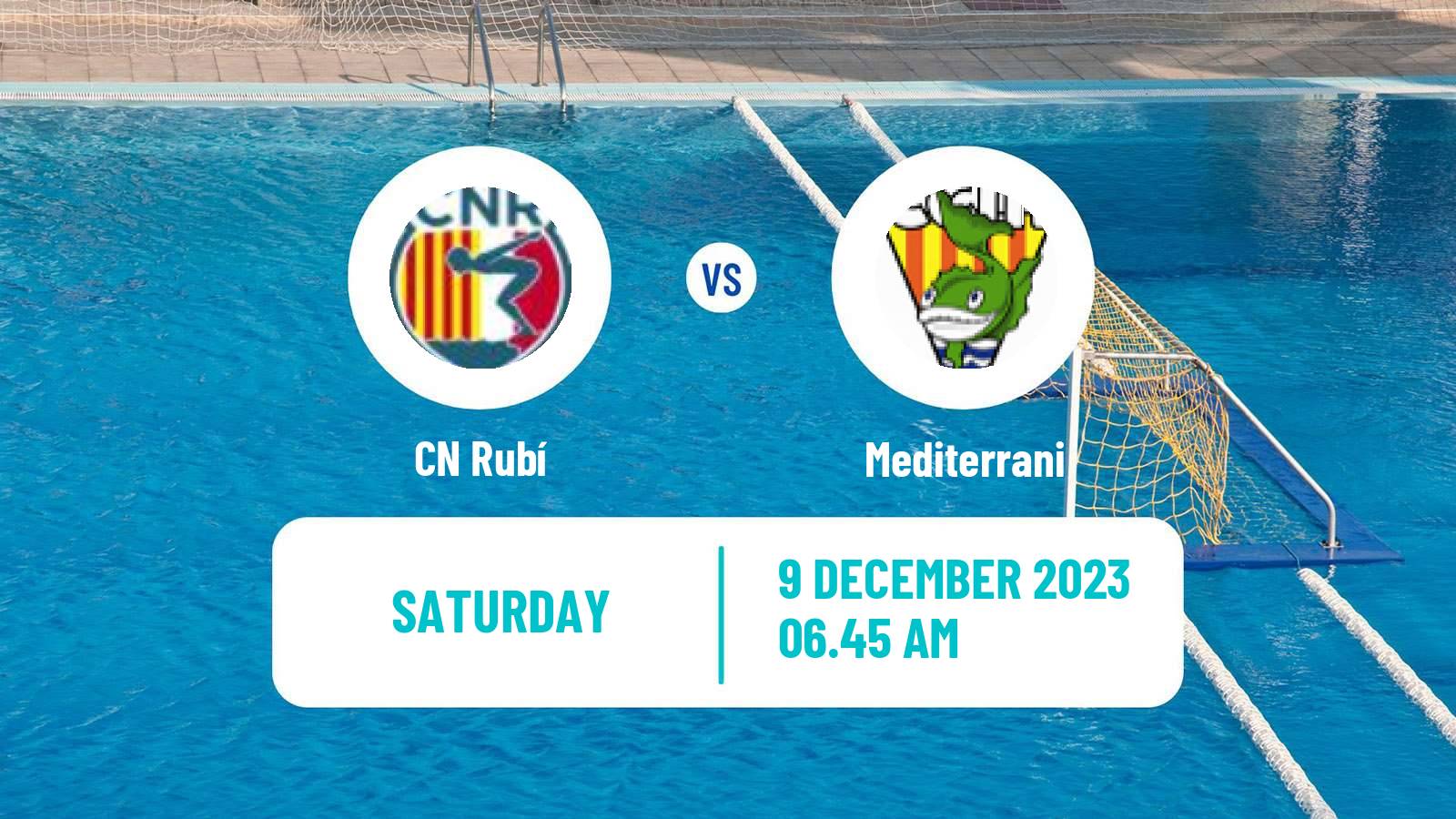 Water polo Spanish Liga Premaat Rubí - Mediterrani