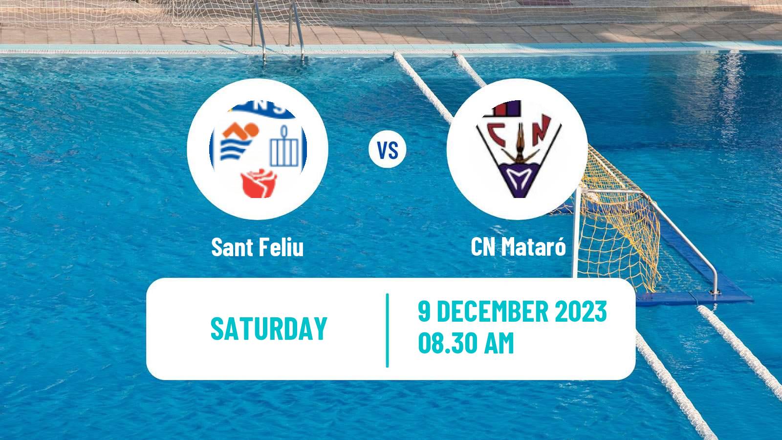 Water polo Spanish Liga Premaat Sant Feliu - Mataró
