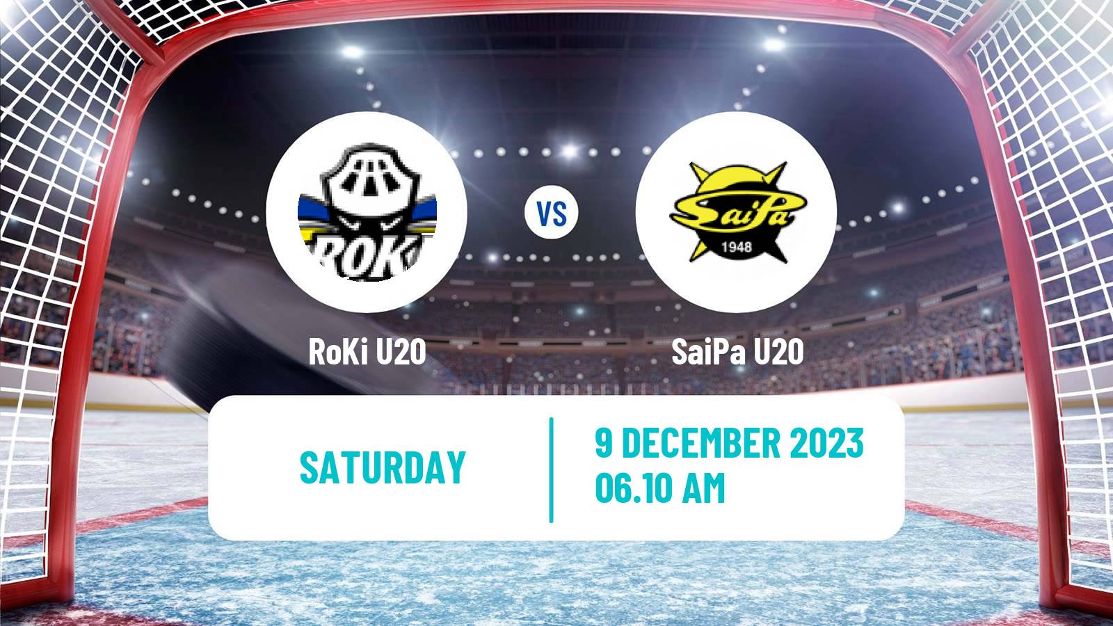 Hockey Finnish SM-sarja U20 RoKi U20 - SaiPa U20