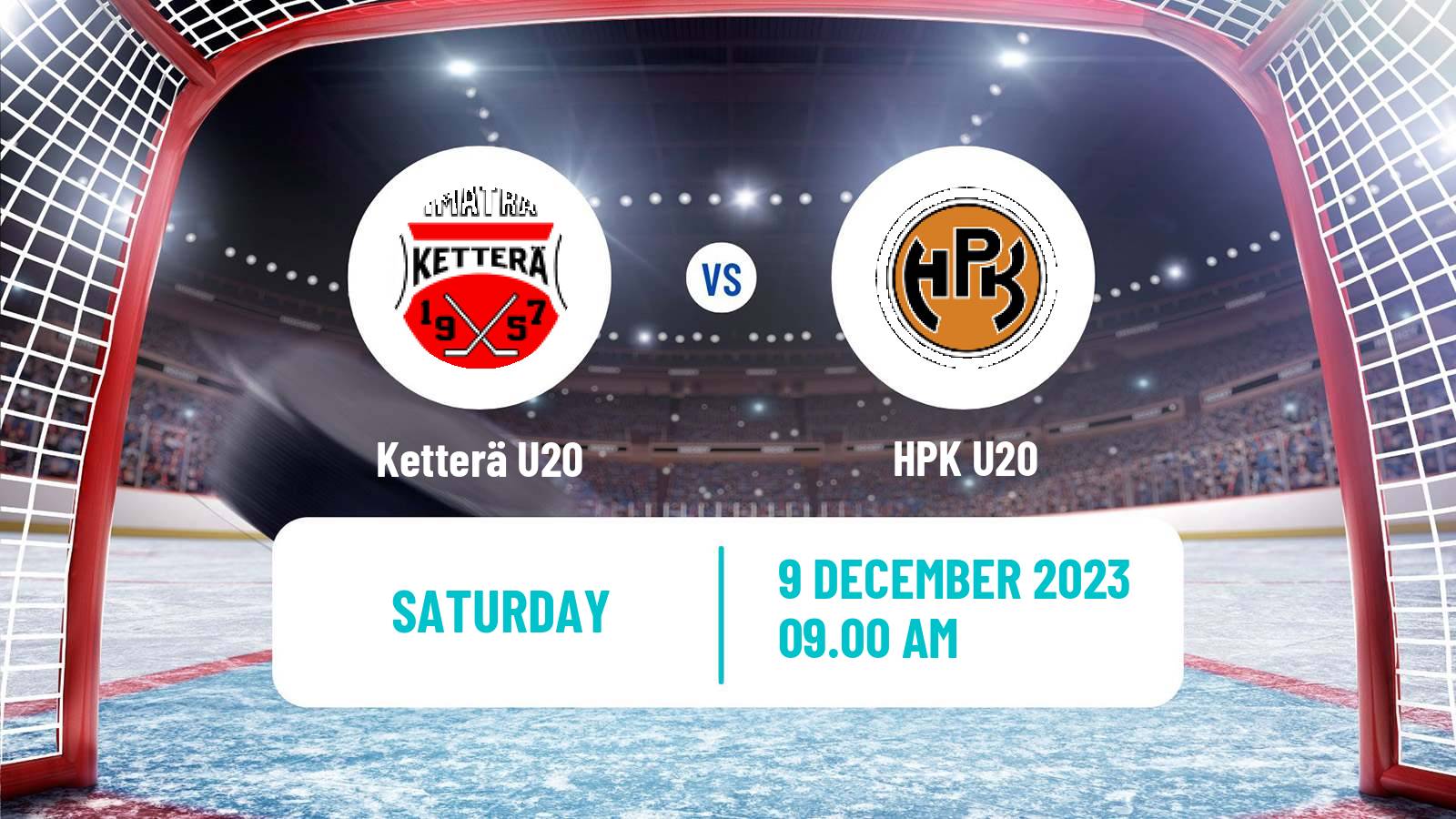 Hockey Finnish SM-sarja U20 Ketterä U20 - HPK U20