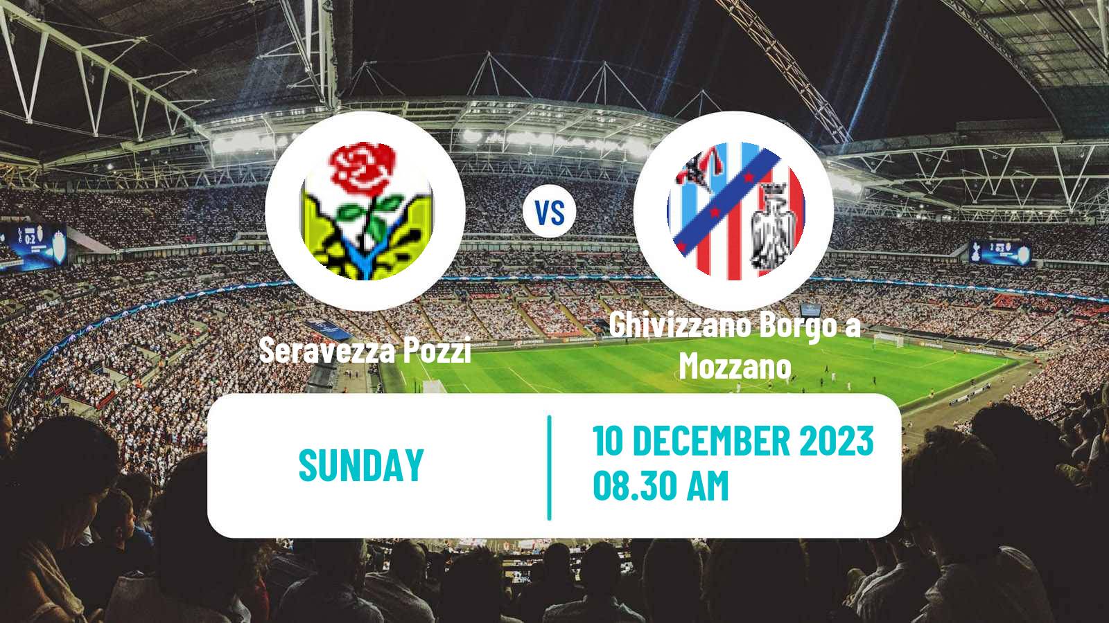 Soccer Italian Serie D - Group E Seravezza Pozzi - Ghivizzano Borgo a Mozzano