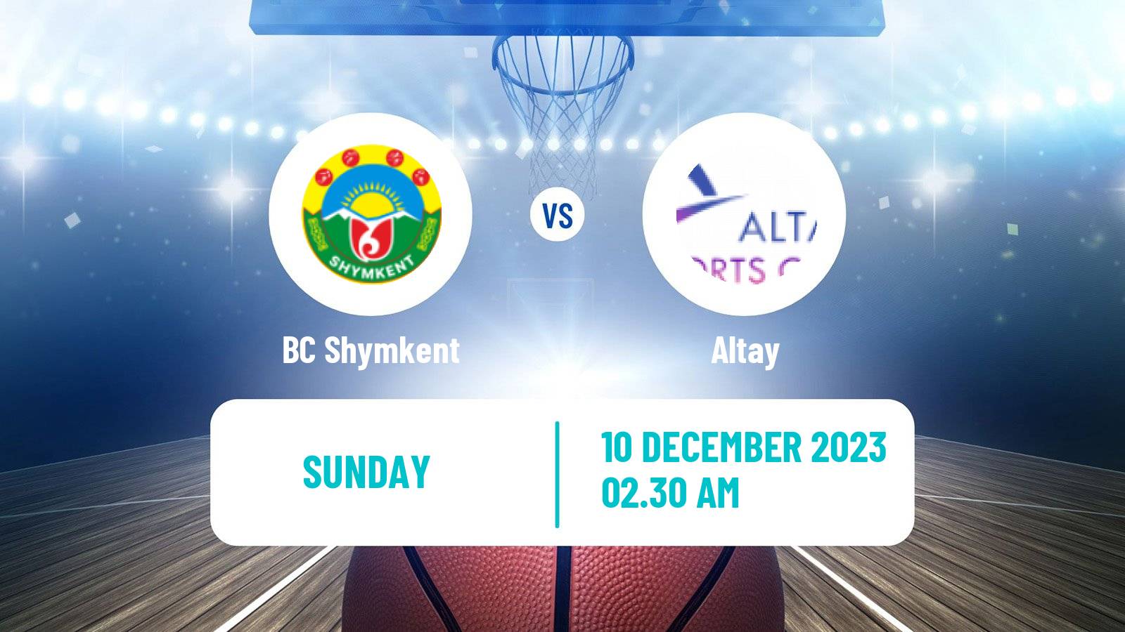 Basketball Kazakh Higher League Basketball Shymkent - Altay