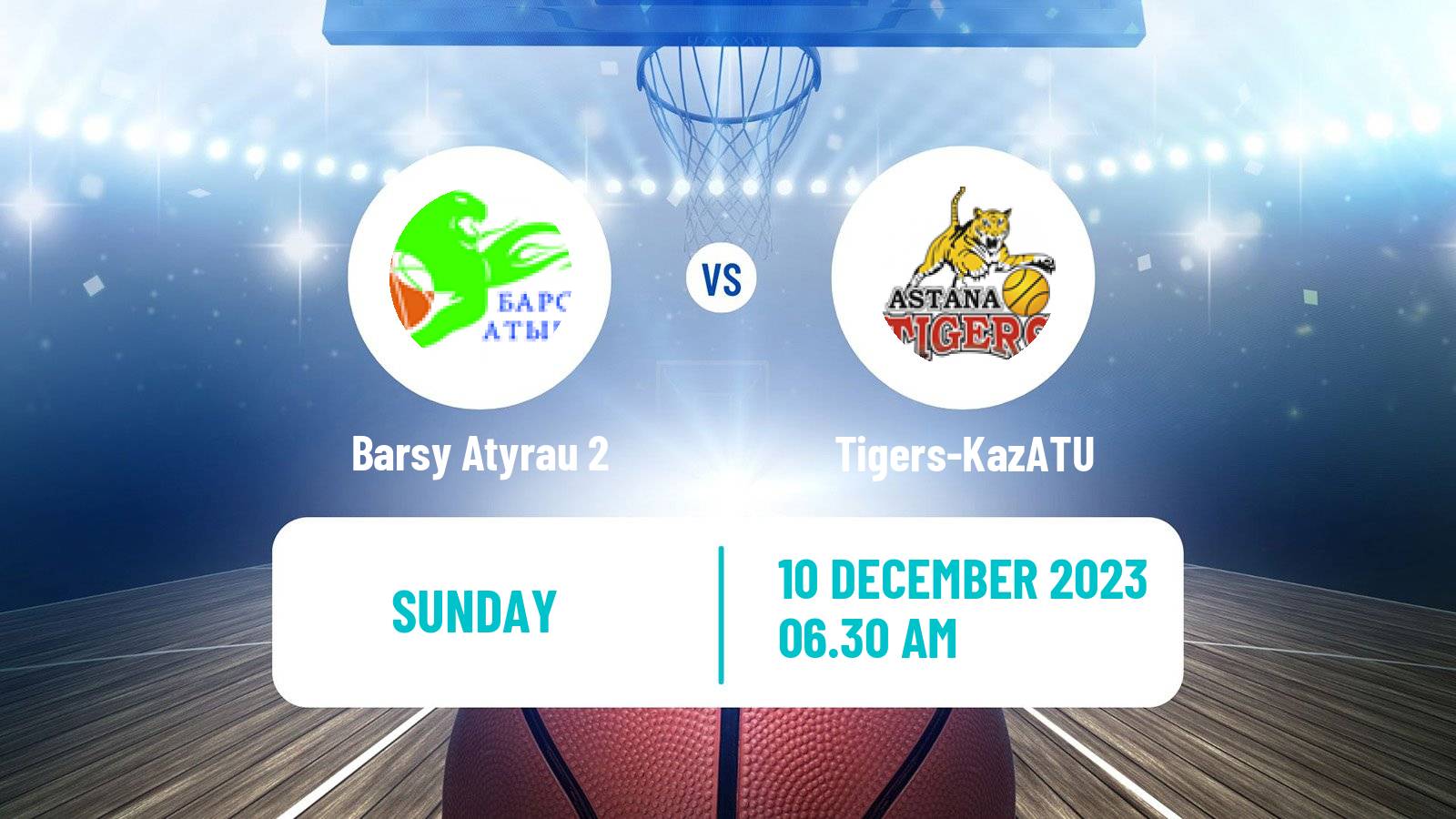 Basketball Kazakh Higher League Basketball Barsy Atyrau 2 - Tigers-KazATU