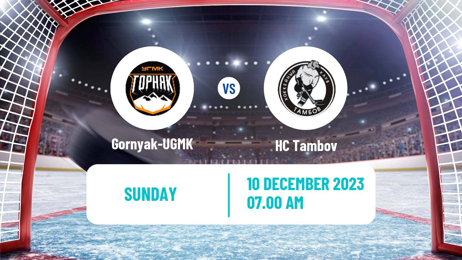 Hockey VHL Gornyak-UGMK - Tambov
