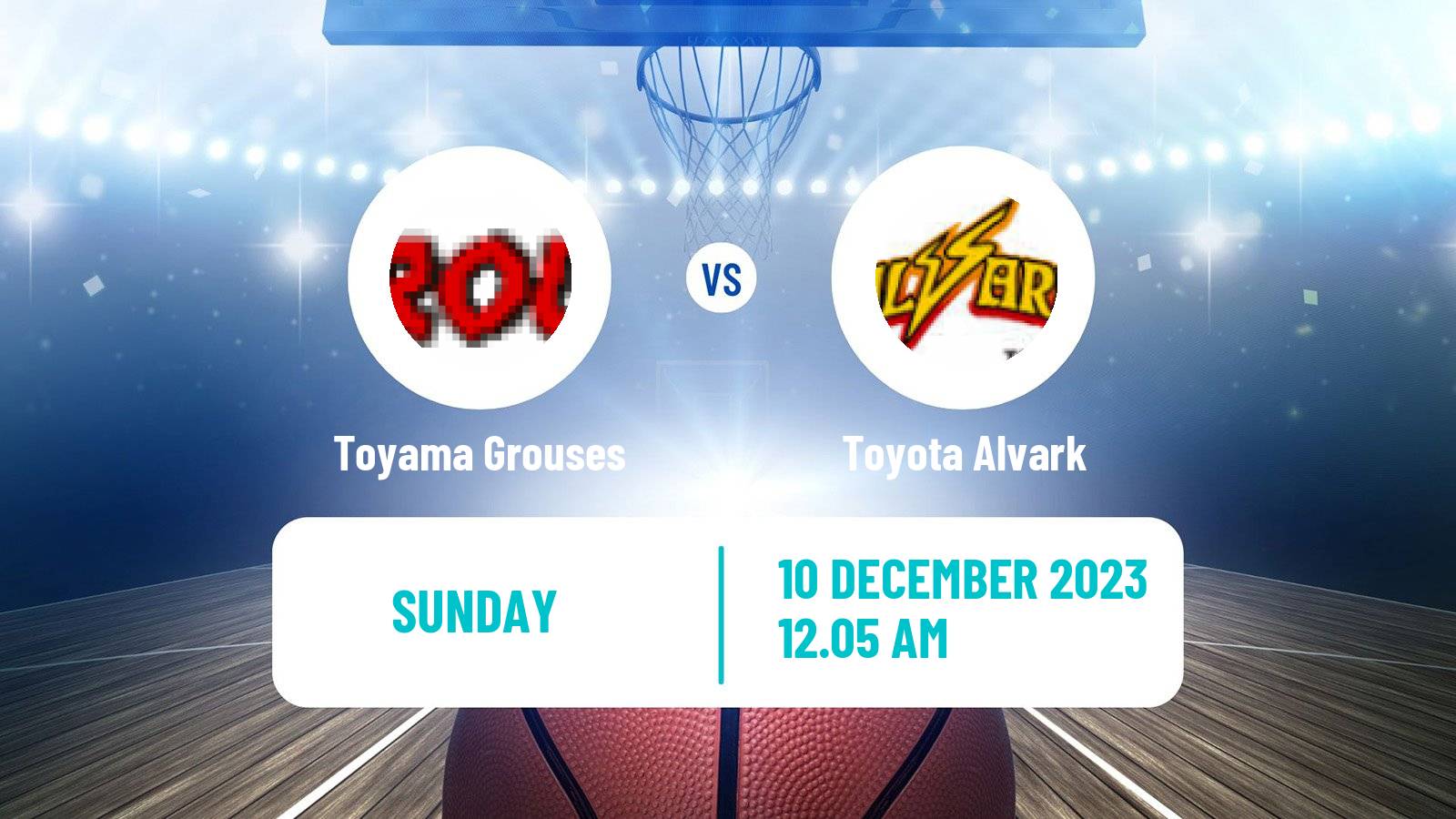 Basketball BJ League Toyama Grouses - Toyota Alvark