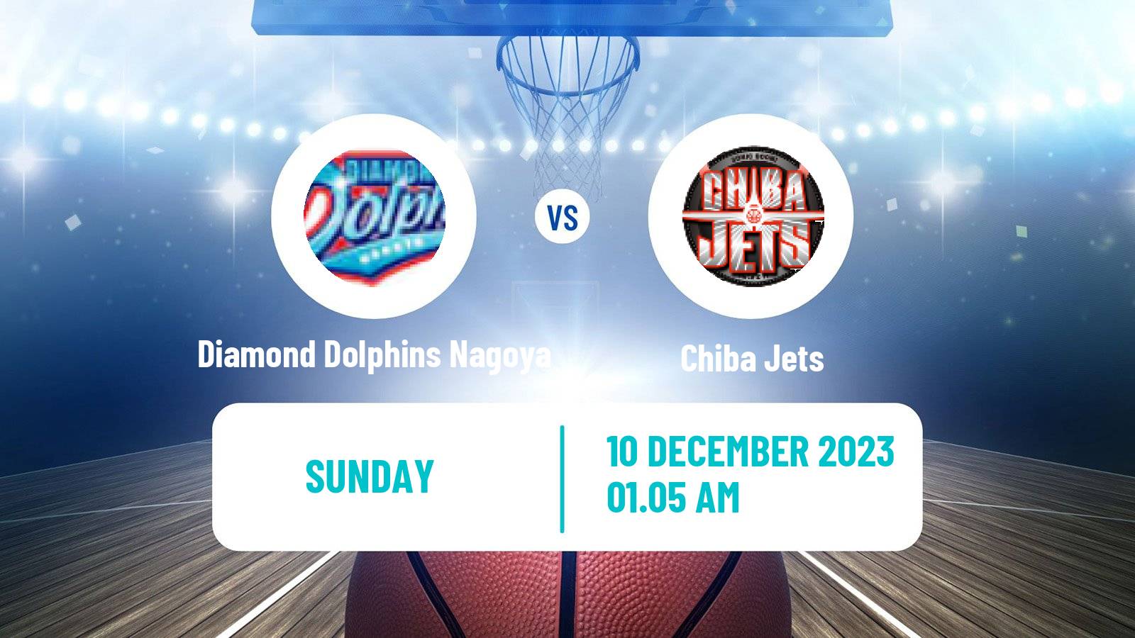 Basketball BJ League Diamond Dolphins Nagoya - Chiba Jets