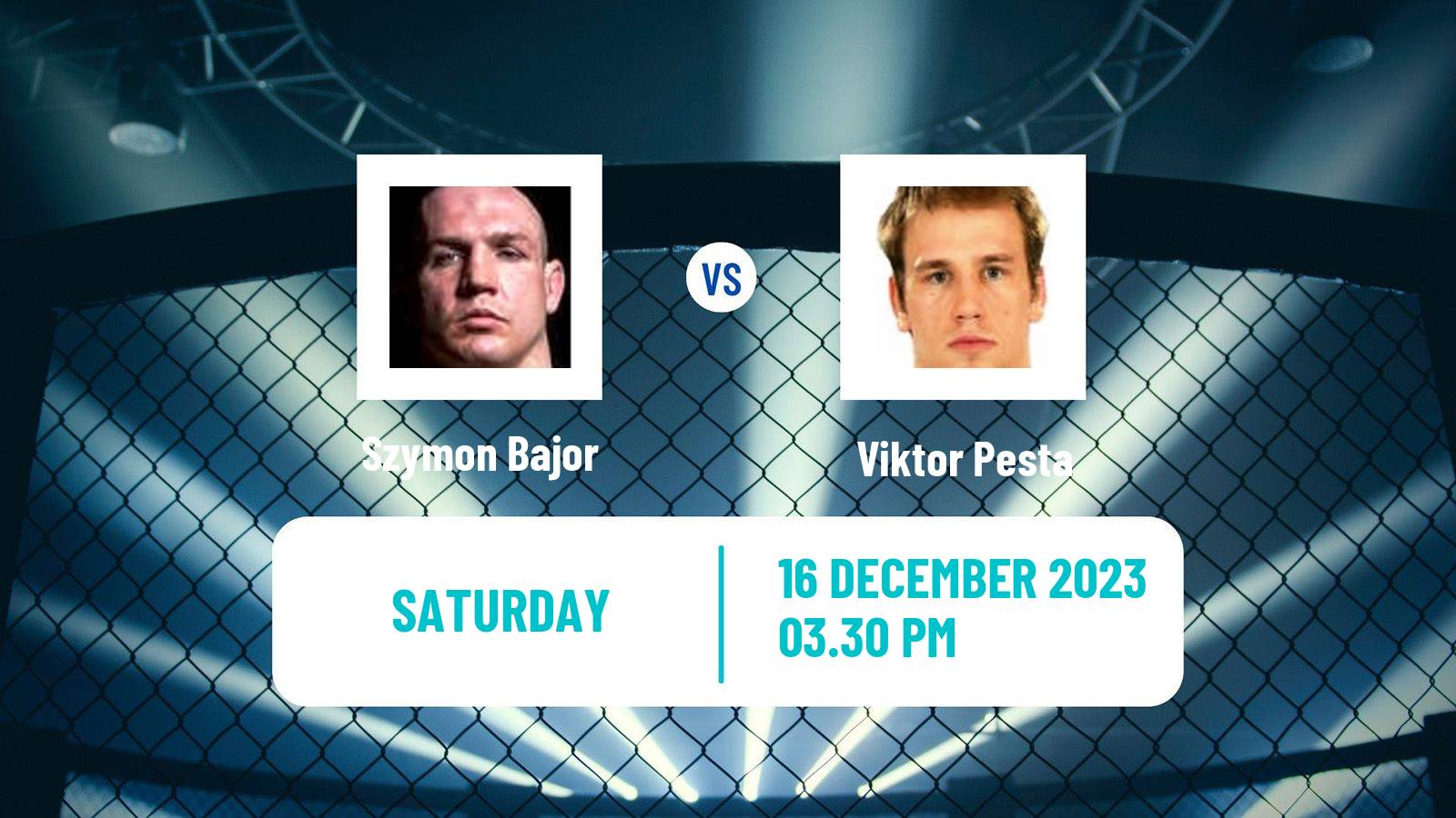 MMA Heavyweight Ksw Men Szymon Bajor - Viktor Pesta