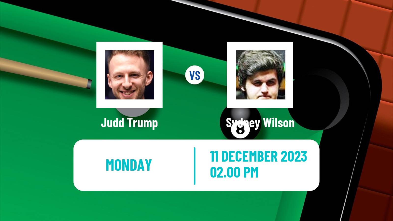 Snooker Scottish Open Judd Trump - Sydney Wilson