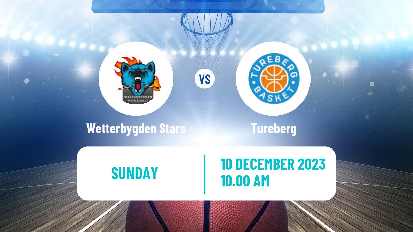 Basketball Swedish Superettan Basketball Wetterbygden Stars - Tureberg
