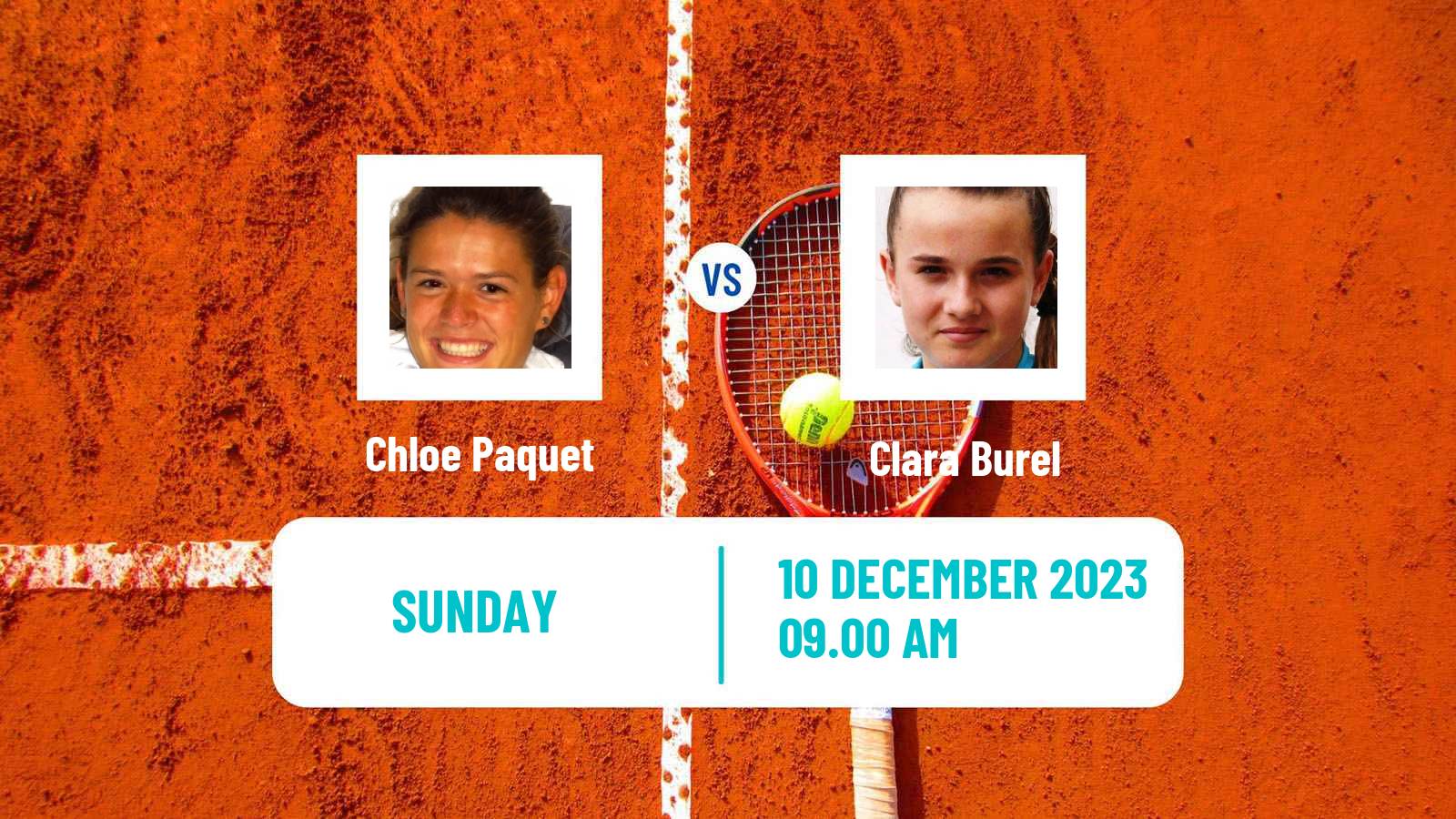 Tennis Angers Challenger Women Chloe Paquet - Clara Burel